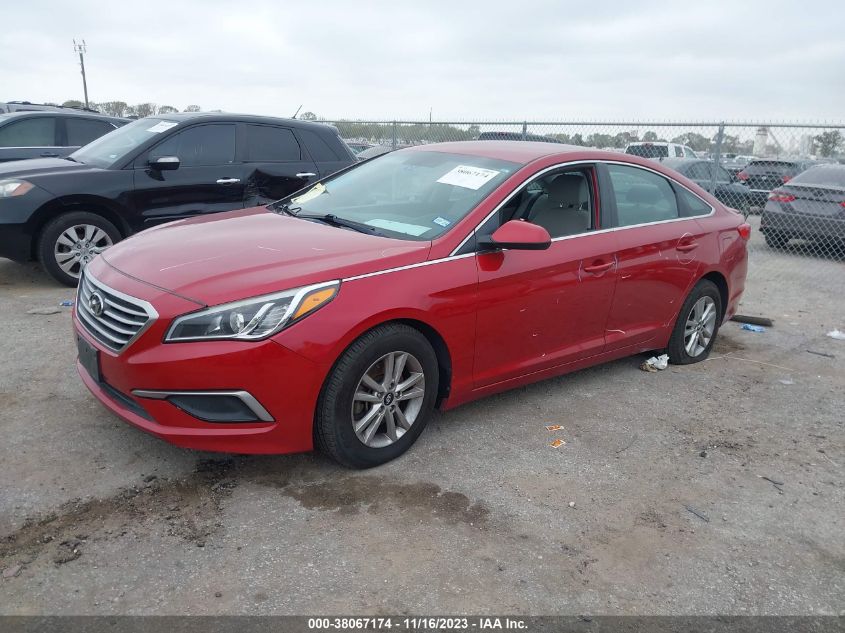 2017 HYUNDAI SONATA 2.4L - 5NPE24AF4HH560094