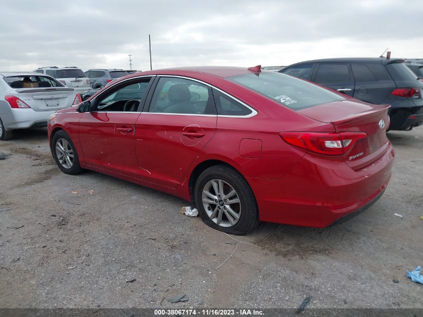 2017 HYUNDAI SONATA 2.4L - 5NPE24AF4HH560094