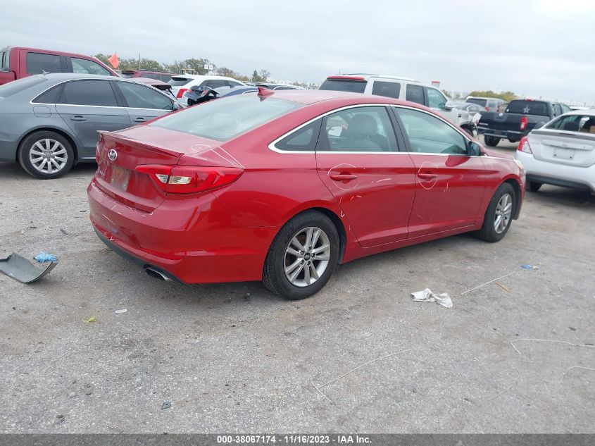 2017 HYUNDAI SONATA 2.4L - 5NPE24AF4HH560094