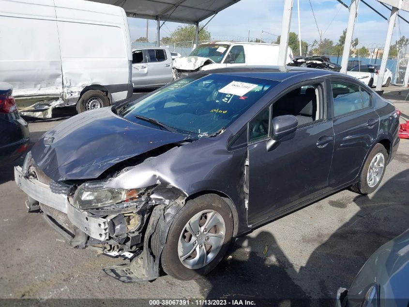 2015 HONDA CIVIC LX - 2HGFB2F58FH539930