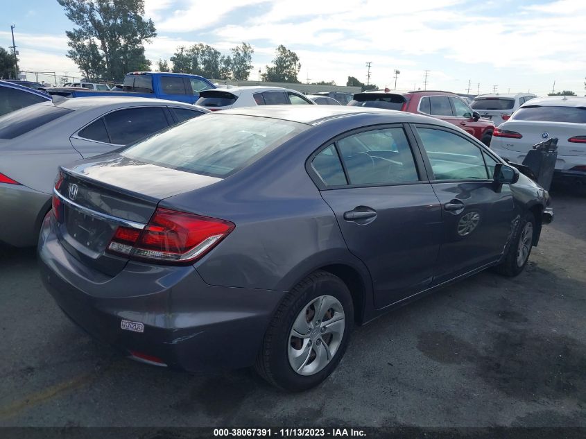 2015 HONDA CIVIC LX - 2HGFB2F58FH539930
