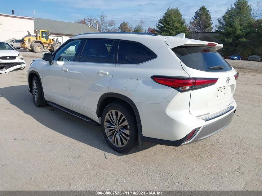 VIN 5TDFZRBH0MS105910 2021 TOYOTA HIGHLANDER PLATINUM