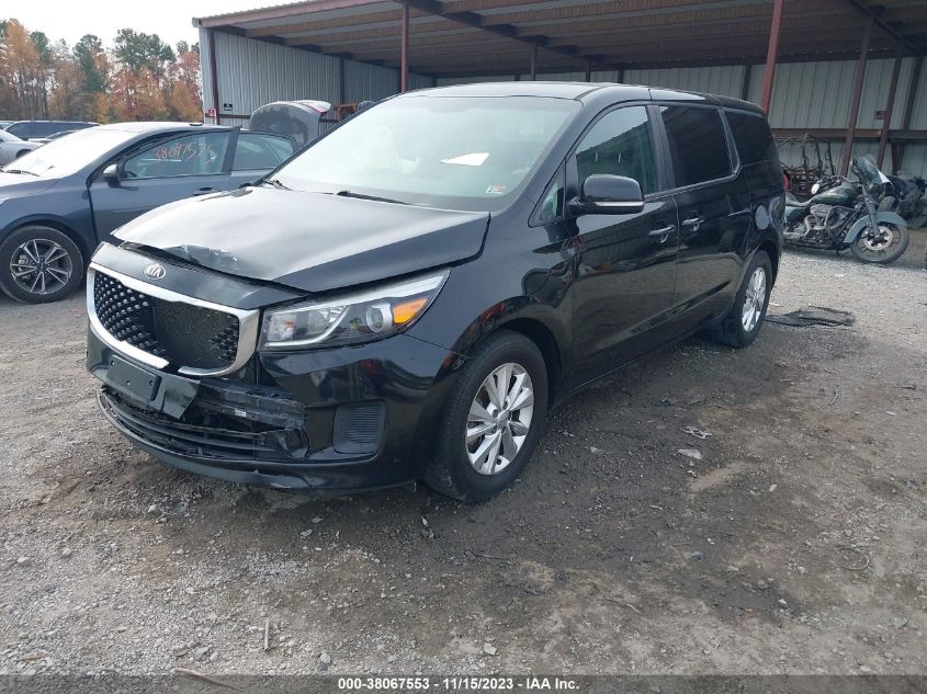 VIN KNDMB5C18H6236028 2017 KIA SEDONA LX