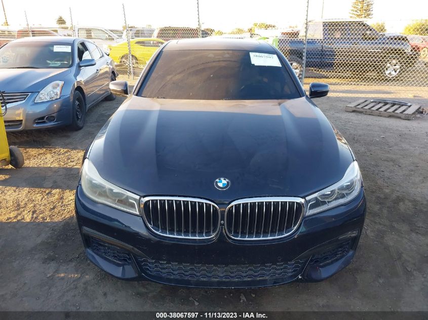 2016 BMW 750I WBA7F0C51GGL99407