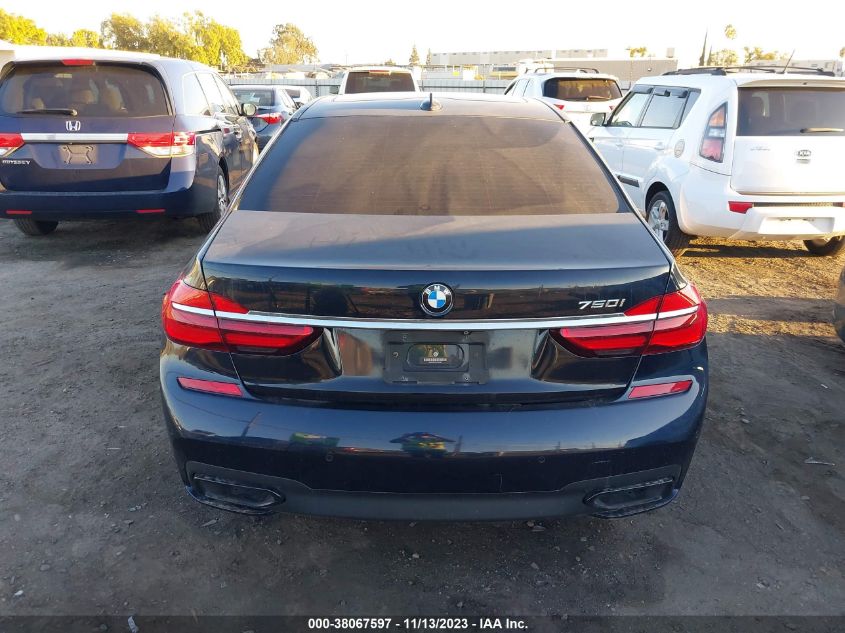 2016 BMW 750I WBA7F0C51GGL99407