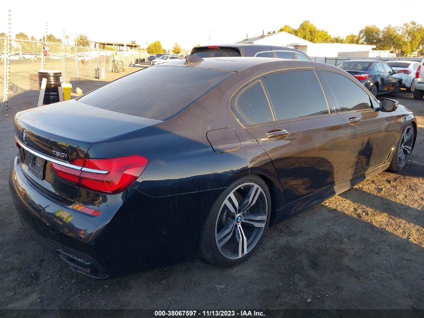 2016 BMW 750I WBA7F0C51GGL99407