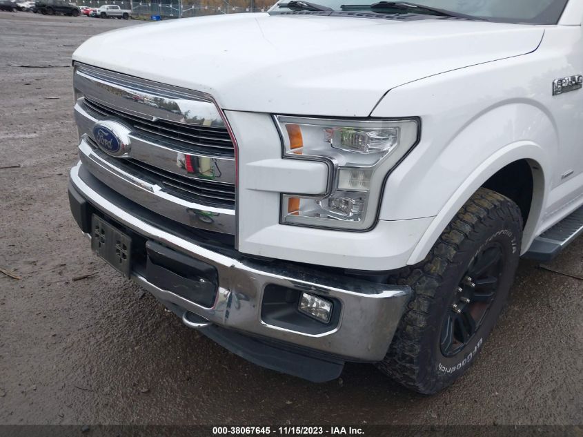 2015 FORD F-150 LARIAT - 1FTEW1EG0FKD37474