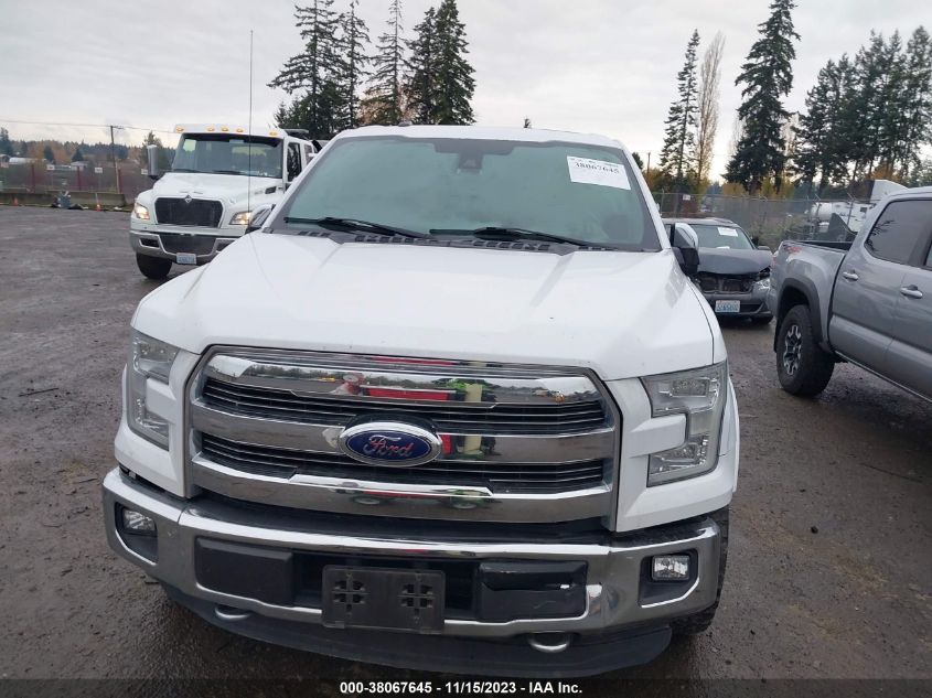 2015 FORD F-150 LARIAT - 1FTEW1EG0FKD37474