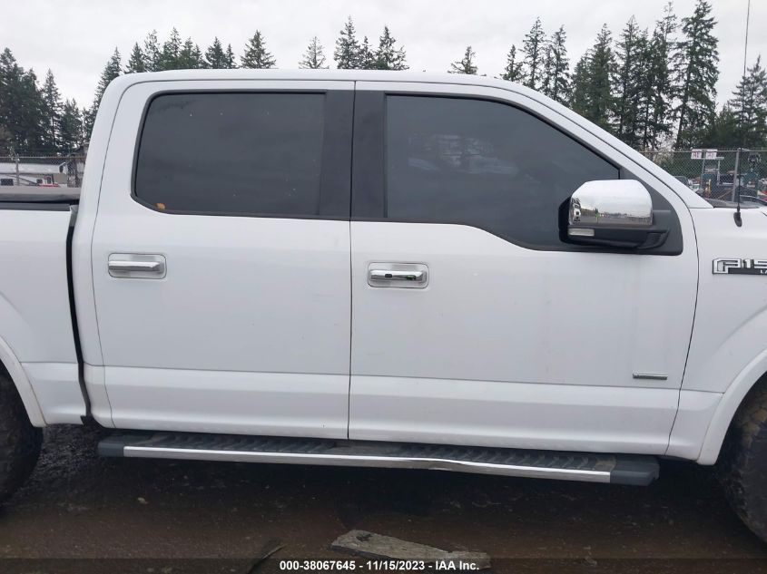 2015 FORD F-150 LARIAT - 1FTEW1EG0FKD37474