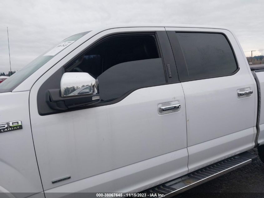 2015 FORD F-150 LARIAT - 1FTEW1EG0FKD37474