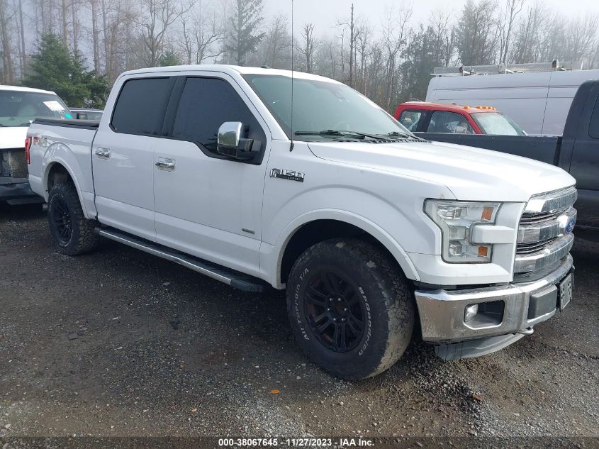 2015 FORD F-150 LARIAT - 1FTEW1EG0FKD37474