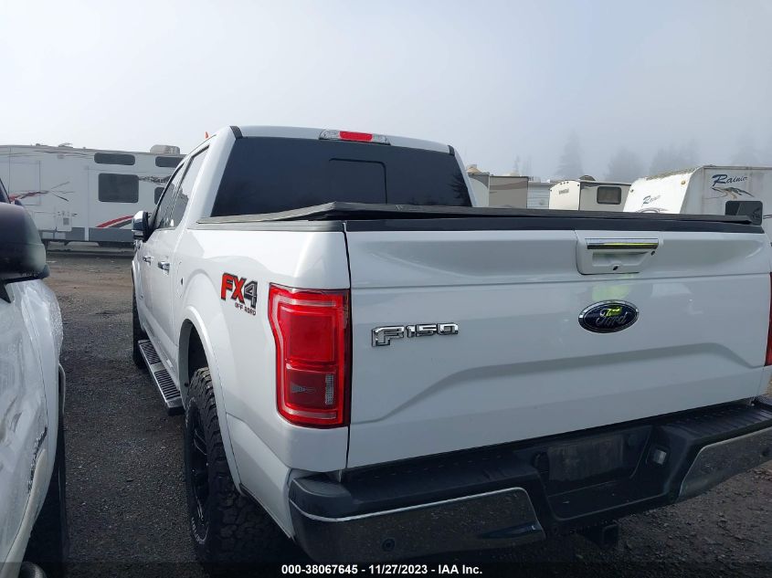 2015 FORD F-150 LARIAT - 1FTEW1EG0FKD37474