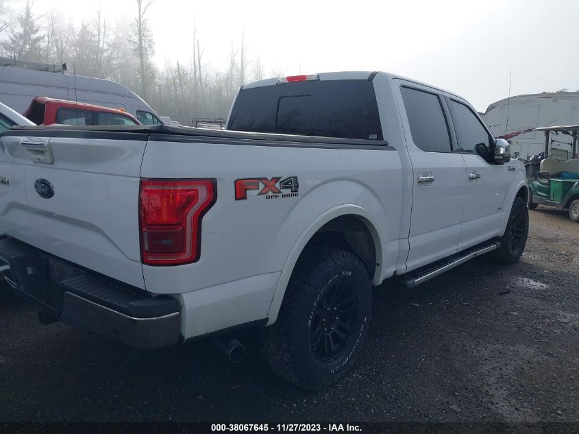 2015 FORD F-150 LARIAT - 1FTEW1EG0FKD37474