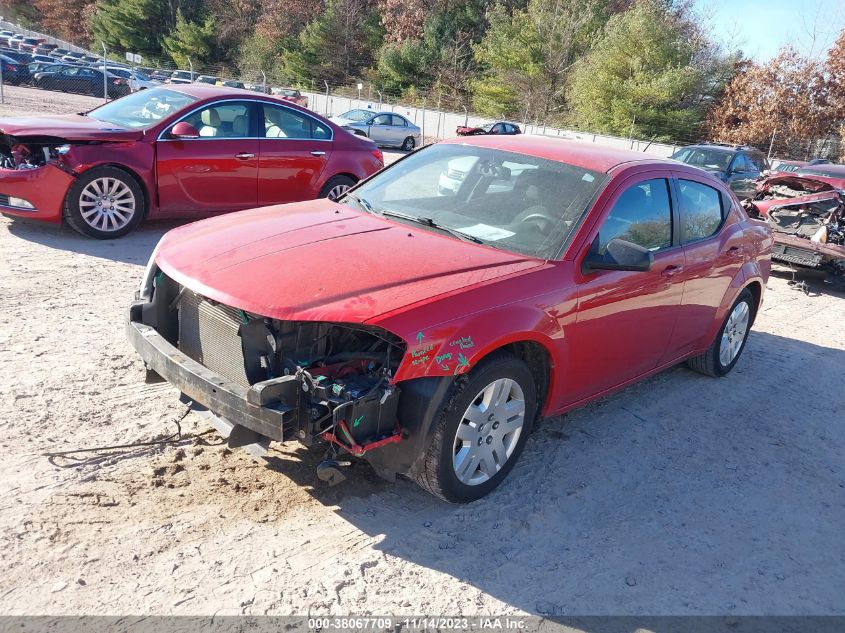 2013 DODGE AVENGER SE - 1C3CDZAB4DN594305