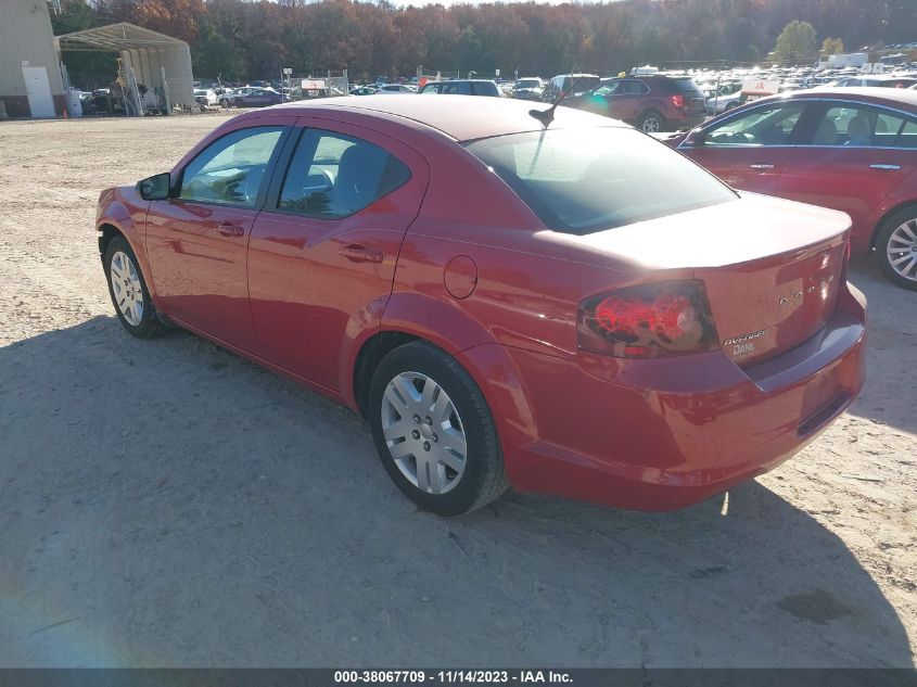 2013 DODGE AVENGER SE - 1C3CDZAB4DN594305