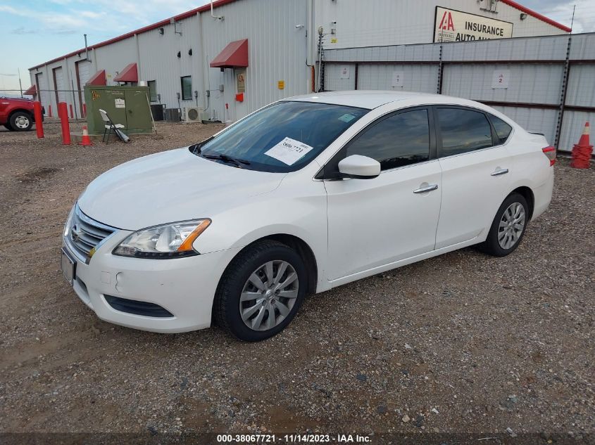 2013 NISSAN SENTRA S/SV/SR/SL - 3N1AB7AP1DL690100