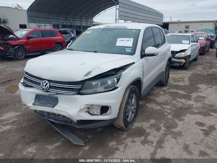 2013 VOLKSWAGEN TIGUAN S - WVGAV3AX3DW594486