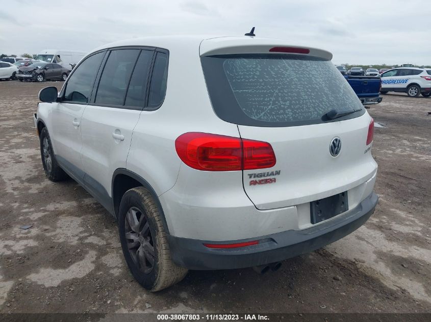 2013 VOLKSWAGEN TIGUAN S - WVGAV3AX3DW594486