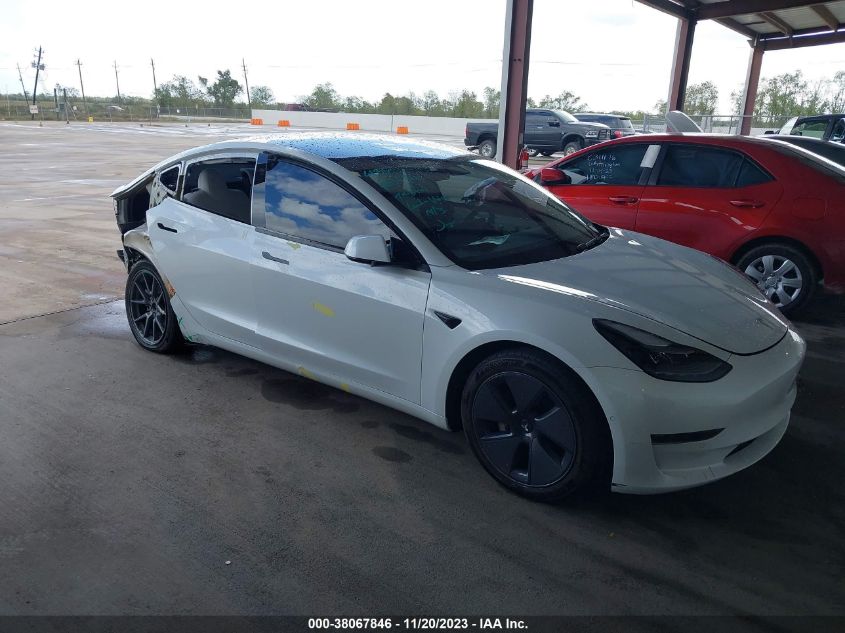 2022 TESLA MODEL 3 REAR-WHEEL DRIVE - 5YJ3E1EA5NF330411