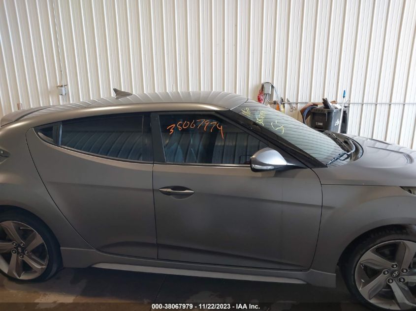 2015 HYUNDAI VELOSTER TURBO - KMHTC6AE2FU233814