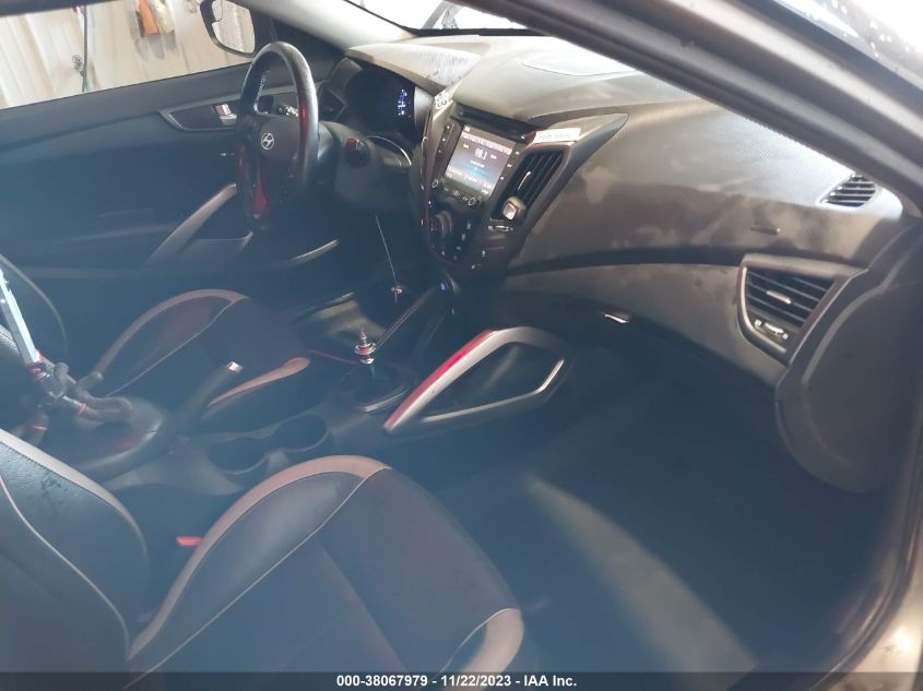 2015 HYUNDAI VELOSTER TURBO - KMHTC6AE2FU233814