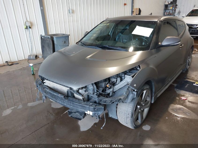2015 HYUNDAI VELOSTER TURBO - KMHTC6AE2FU233814
