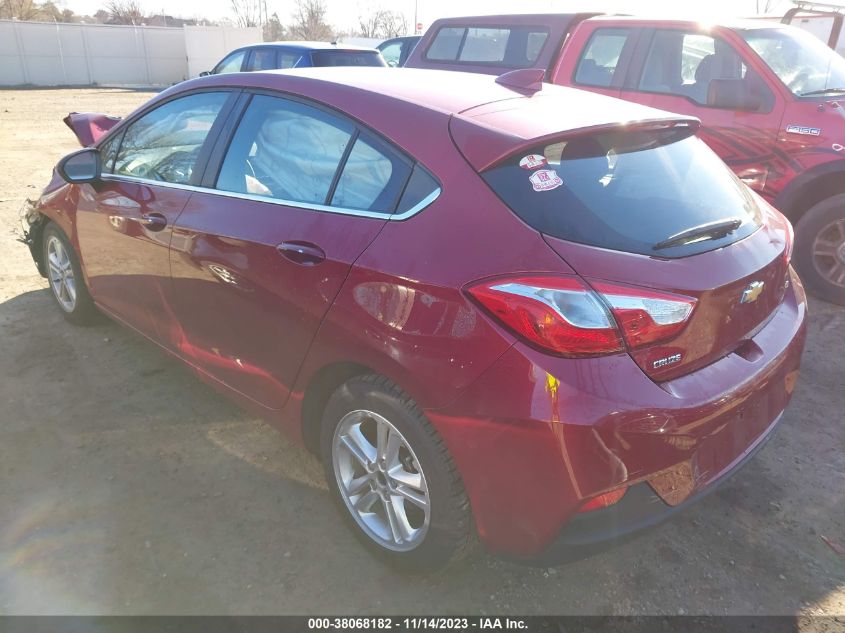 2017 CHEVROLET CRUZE LT - 3G1BE6SMXHS613656
