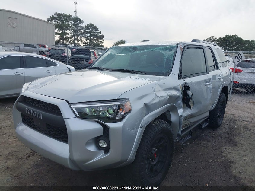 VIN JTEEU5JR5N5261442 2022 TOYOTA 4RUNNER SR5