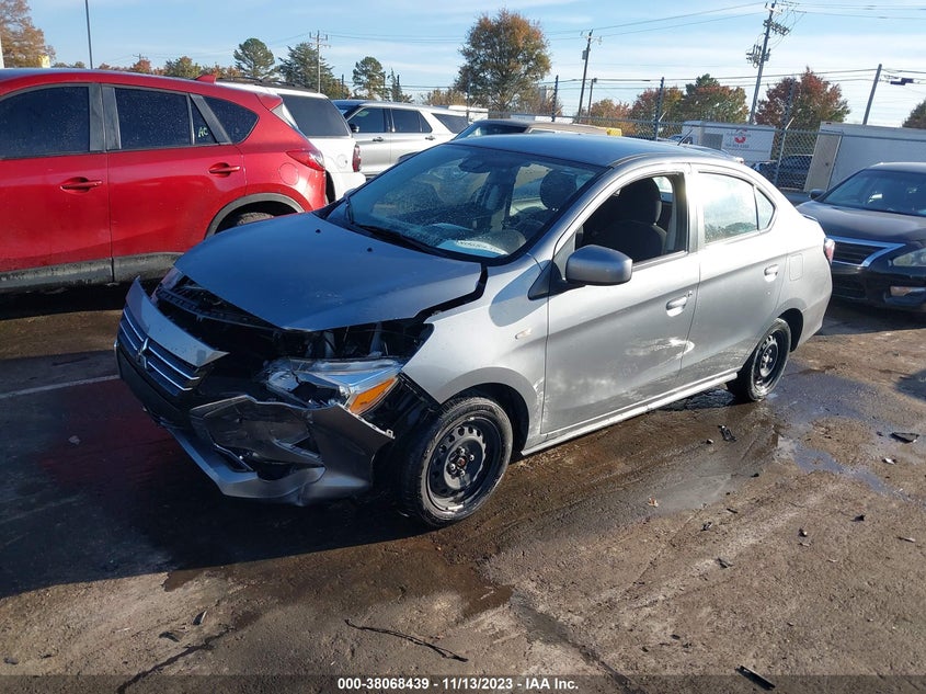 VIN ML32FUFJXMHF06494 2021 MITSUBISHI MIRAGE G4 CARBONITE EDITION/ES/LE