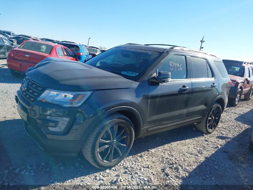 2017 FORD EXPLORER XLT - 1FM5K8DH3HGD75667
