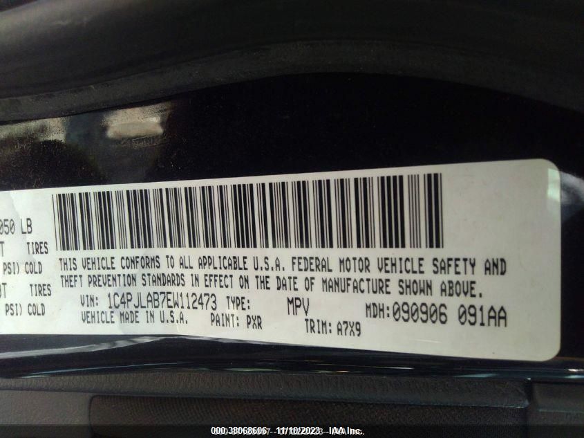 2014 JEEP CHEROKEE SPORT - 1C4PJLAB7EW112473