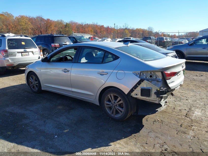 VIN 5NPD84LF3JH369277 2018 HYUNDAI ELANTRA SEL