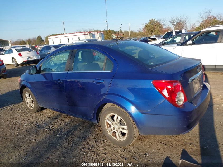 2014 CHEVROLET SONIC LT AUTO - 1G1JC5SH9E4151911