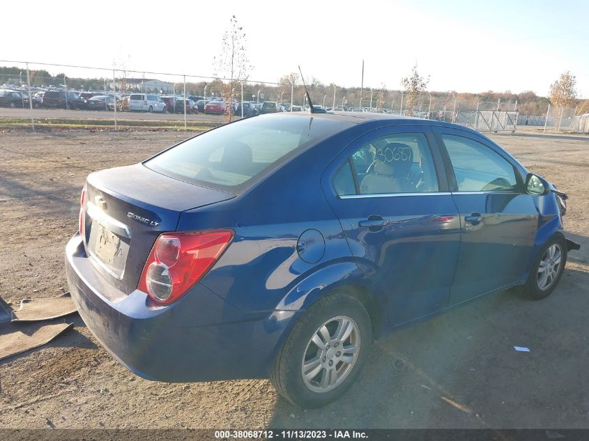 2014 CHEVROLET SONIC LT AUTO - 1G1JC5SH9E4151911