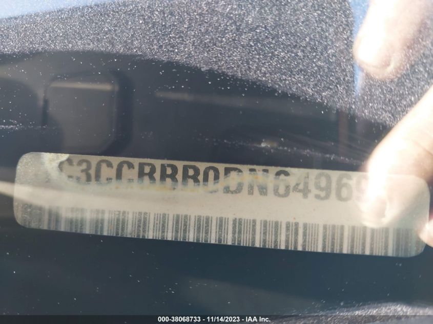 2013 CHRYSLER 200 TOURING - 1C3CCBBB0DN649695