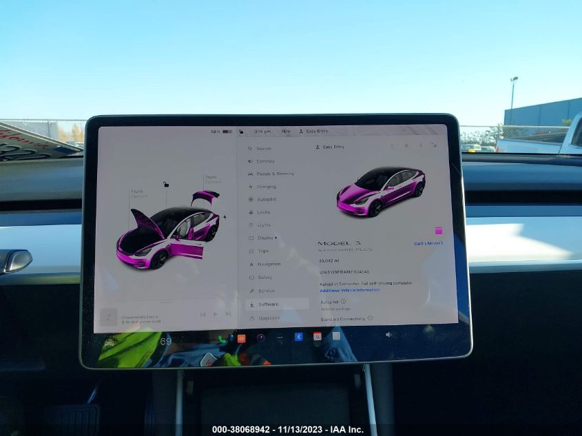 2020 TESLA MODEL 3 STANDARD RANGE PLUS - 5YJ3E1EA8LF804848