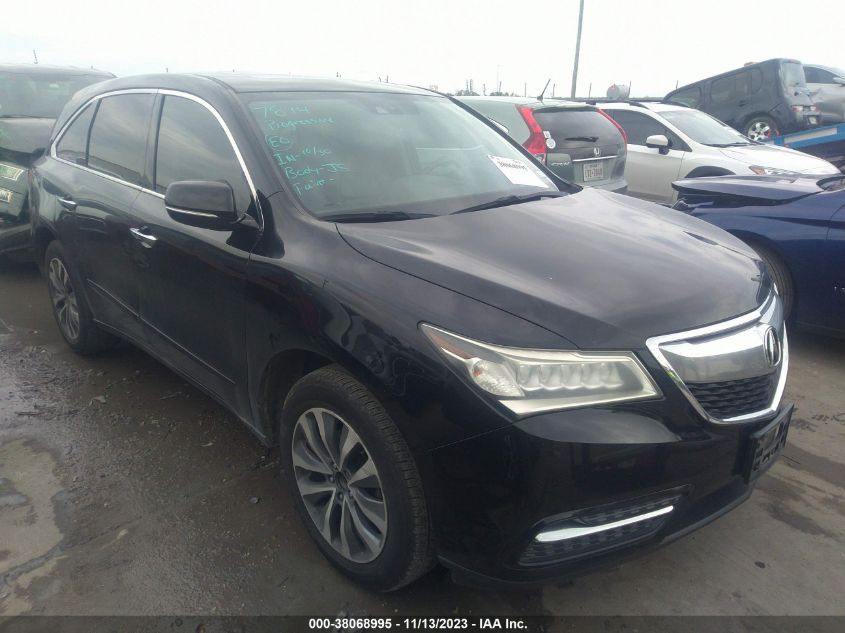 2014 ACURA MDX TECHNOLOGY PACKAGE - 5FRYD3H45EB014922