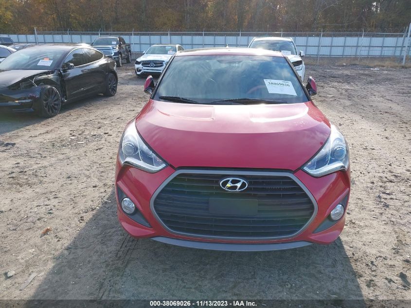 2016 HYUNDAI VELOSTER TURBO - KMHTC6AE1GU264280