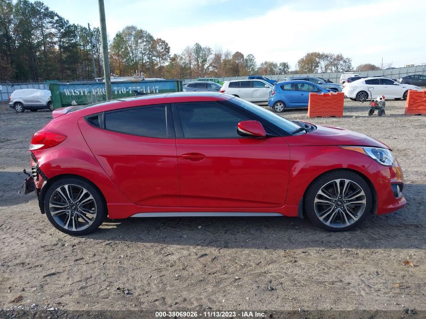 2016 HYUNDAI VELOSTER TURBO - KMHTC6AE1GU264280