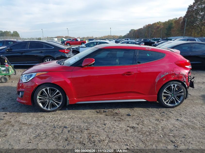2016 HYUNDAI VELOSTER TURBO - KMHTC6AE1GU264280