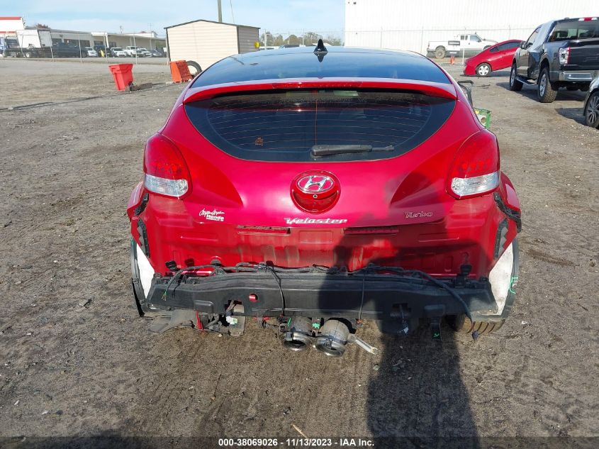 2016 HYUNDAI VELOSTER TURBO - KMHTC6AE1GU264280