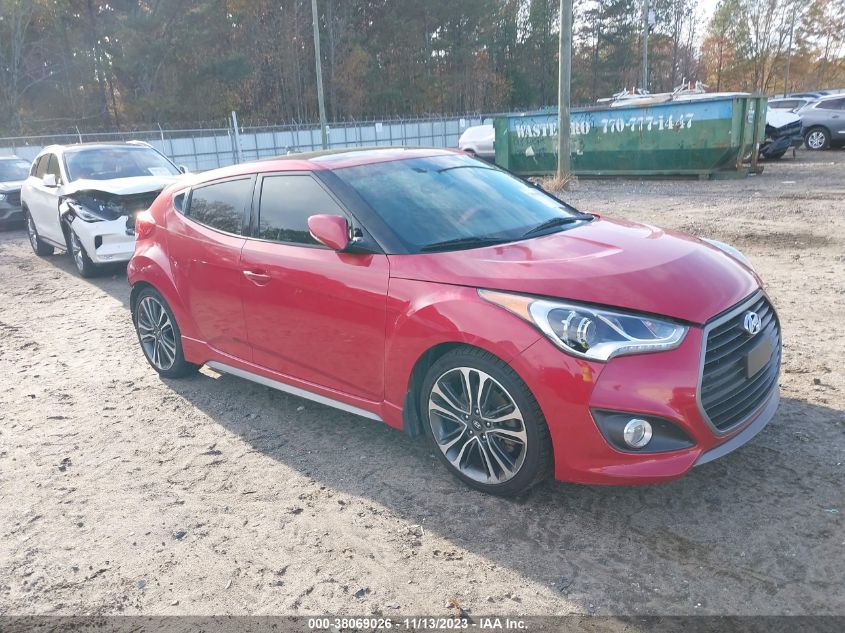 2016 HYUNDAI VELOSTER TURBO - KMHTC6AE1GU264280