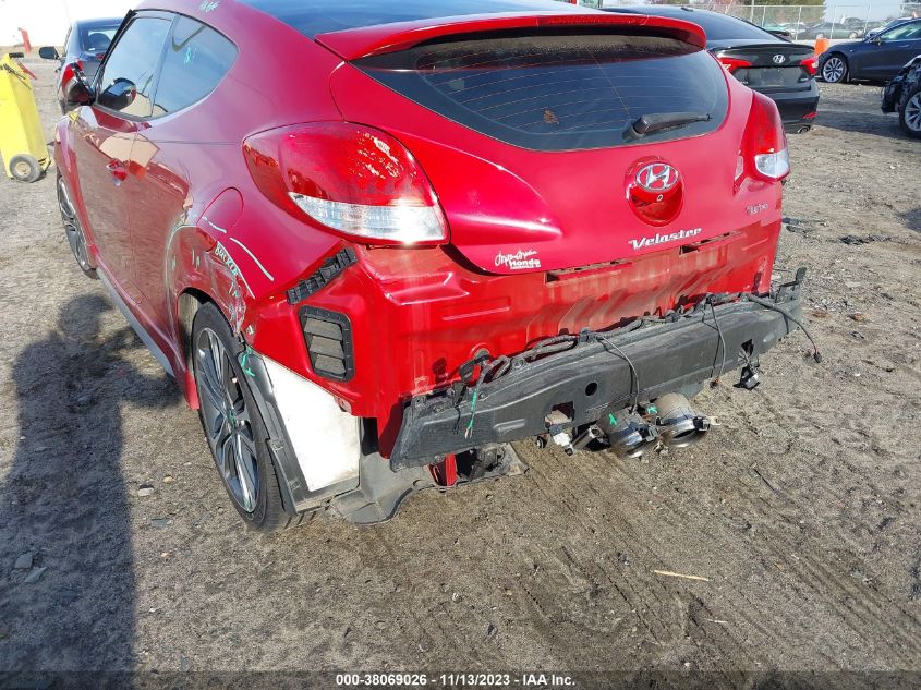 2016 HYUNDAI VELOSTER TURBO - KMHTC6AE1GU264280