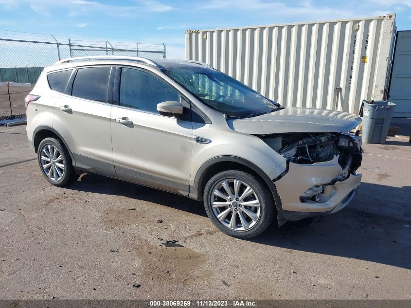 2017 FORD ESCAPE TITANIUM - 1FMCU9JD8HUC25628