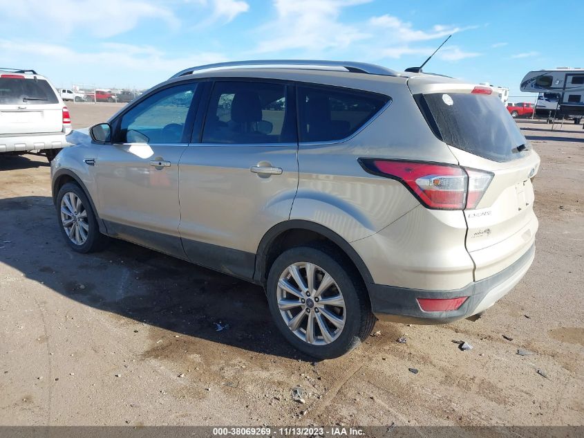 2017 FORD ESCAPE TITANIUM - 1FMCU9JD8HUC25628