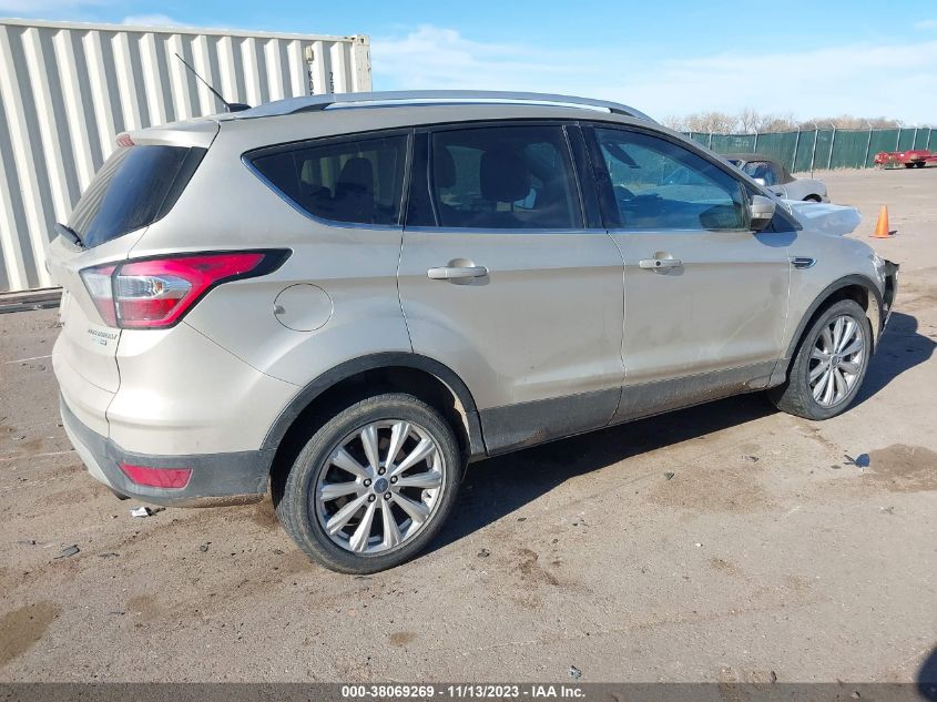 2017 FORD ESCAPE TITANIUM - 1FMCU9JD8HUC25628