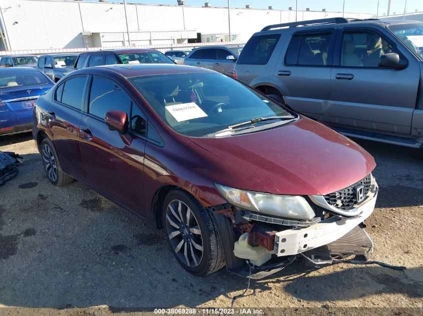 2015 HONDA CIVIC EXL - 19XFB2F91FE023163