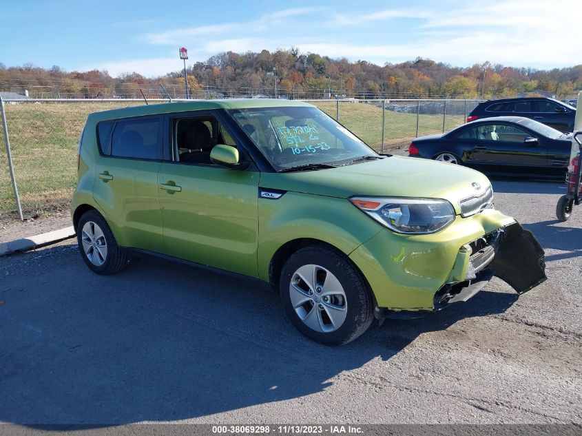 2015 KIA SOUL BASE - KNDJN2A29F7771509