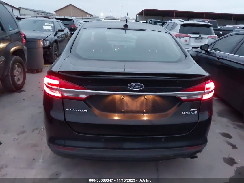 2017 FORD FUSION HYBRID SE - 3FA6P0LU8HR408042