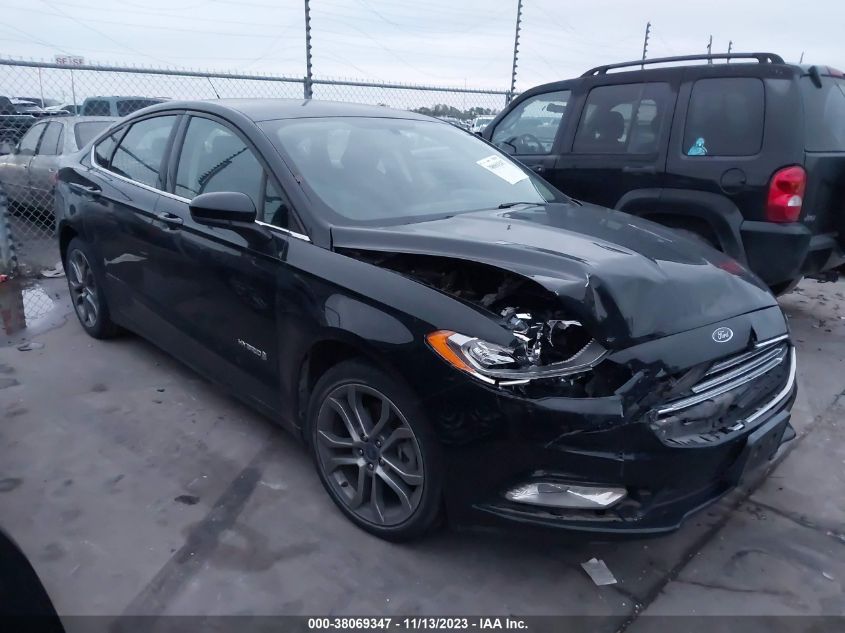 VIN 3FA6P0LU8HR408042 2017 FORD FUSION HYBRID no.1